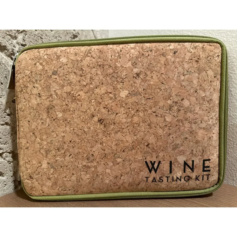 New Wine Tasting Kit, Cork, Corkscrew, Wine Bags & Notepad Gift Fun Oenophilia